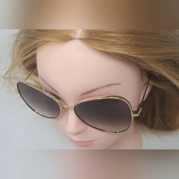 Dolce & Gabbana Sunglasses Butterfly Gold Gradient Brown DG2274 02/13 58-15-140 - Picture 11 of 16